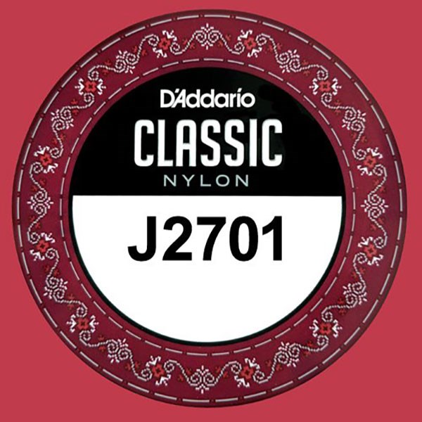 D'Addario J2701 Student Nylon Classical Guitar Single String, Normal Tension, E 1st String